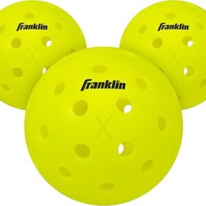 Franklin Sports X-40 Outdoor Pickleballs - Official Ball of USA Pickleball, APP Tour + Pickleball US Open - 3 Packs, 12 Packs, 36 Pickleball Buckets, 50, 100 + 400 Bulk Packs of Regulation Pickleballs